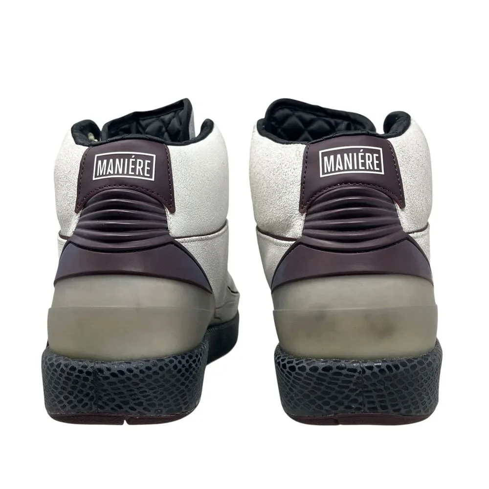 Air Jordan 2 Sneakers‎ Mens 14 Sail Burgundy Crush Retro A Ma Maniere DO7216-100